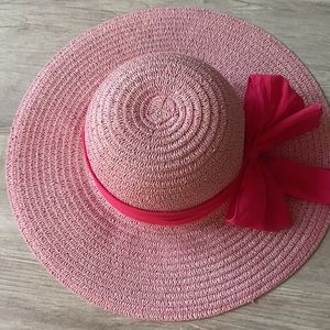 Women’s Beach/Sun Floppy Pink Hat